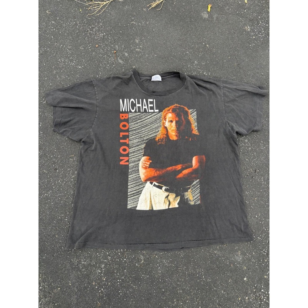 Vintage 1990 Michael Bolton Soul Provider Tour‎ T Shirt Hanes XL